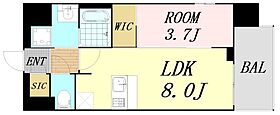 大阪府大阪市住之江区浜口西2丁目（賃貸マンション1LDK・5階・30.26㎡） その2