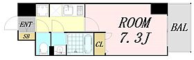 大阪府大阪市中央区松屋町住吉（賃貸マンション1K・13階・24.50㎡） その2