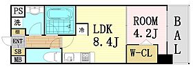 大阪府大阪市北区堂島2丁目（賃貸マンション1LDK・11階・31.91㎡） その2