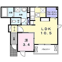 アネックス 102 ｜ 栃木県栃木市大平町下皆川2006-16（賃貸アパート1LDK・1階・36.41㎡） その2