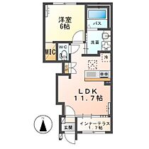 仮）スターテラスII栃木市城内町 106 ｜ 栃木県栃木市城内町2丁目（賃貸アパート1LDK・1階・43.21㎡） その2