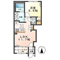 仮）シェルルスターテラス平柳町 108 ｜ 栃木県栃木市平柳町1丁目（賃貸アパート1LDK・1階・43.24㎡） その2