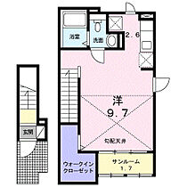 ヴァルト日の出 202 ｜ 栃木県栃木市日ノ出町9番27-9号（賃貸アパート1R・2階・37.53㎡） その2