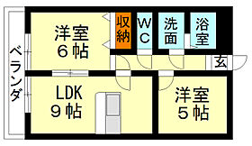 プレタメゾン 303 ｜ 栃木県栃木市湊町2-5（賃貸マンション2LDK・3階・40.00㎡） その2