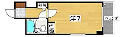 シャルムメゾン香里 ワンルームの間取図画像