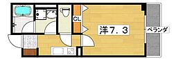 INOVE寝屋川大利町 1Kの間取図画像