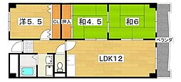 レクサスKORI 3LDKの間取図画像