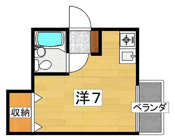 コーポはにわ池田 ｜大阪府寝屋川市池田１丁目(賃貸マンション1R・1階・18.00㎡)の写真 その2