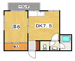 エーデルハイツ豊里  ｜ 大阪府寝屋川市豊里町（賃貸マンション1DK・4階・30.66㎡） その2