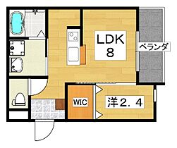 リアフラッツ香里園NORTH  ｜ 大阪府寝屋川市郡元町（賃貸アパート1LDK・2階・25.87㎡） その2