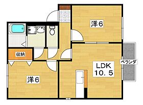 アゼリア II  ｜ 大阪府門真市宮前町（賃貸アパート2LDK・1階・51.69㎡） その2