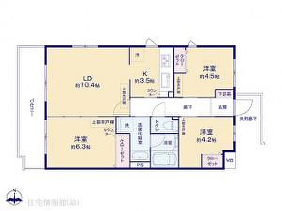 間取図です。図...