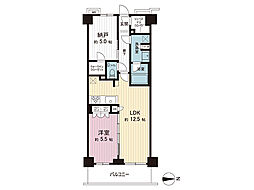 パレステージ中山2 1SLDKの間取図画像