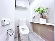 ほっと安らげるトイレ空間です。