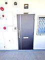 お部屋の玄関前...