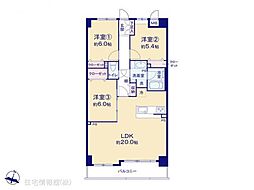 ルピナス鶴川サウスステージ 3LDKの間取図画像