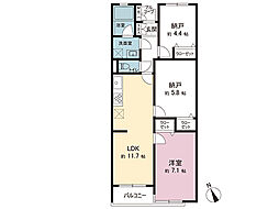 間取図画像 1SLDK