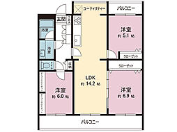 間取図画像 3LDK