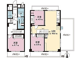 間取図画像 3LDK