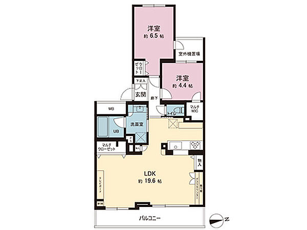 間取りを拡大表示