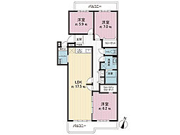 間取図画像 3LDK