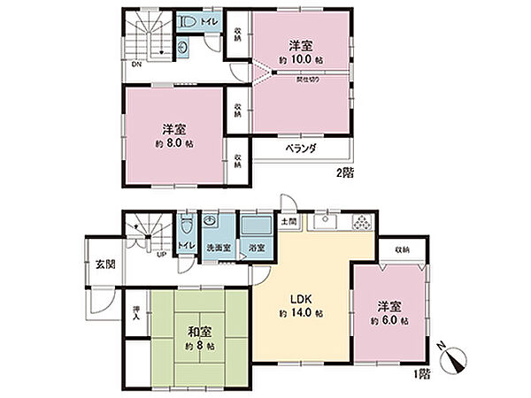 間取りを拡大表示