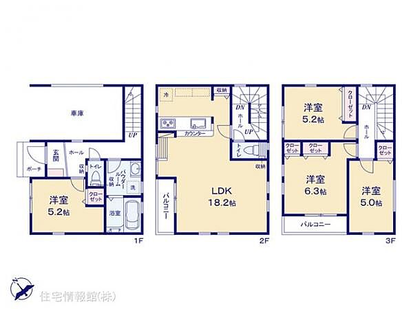 間取りを拡大表示