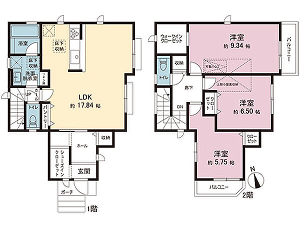 間取りを拡大表示