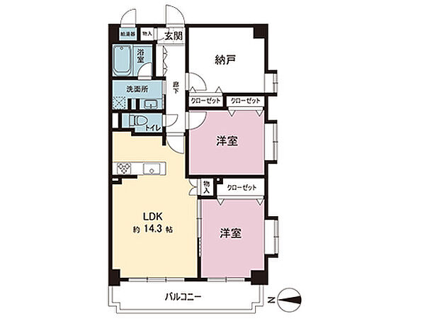 間取りを拡大表示