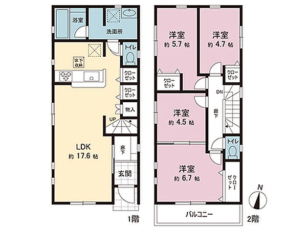 間取りを拡大表示