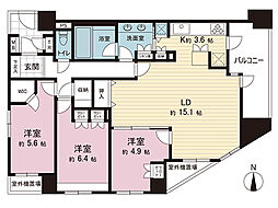 間取図画像 3LDK
