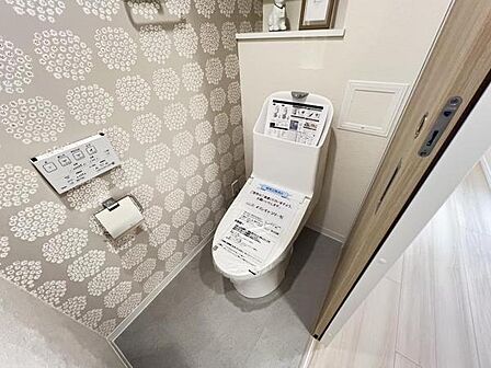 ほっと安らげるトイレ空間です。