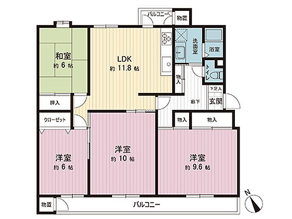 間取図です。図...