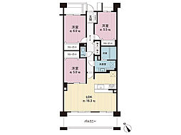 クリオ相模原伍番館 3LDKの間取図画像