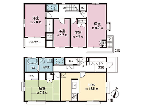 間取りを拡大表示