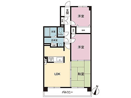 間取図です。図面と異なる場合は現況を優先させていただきます。