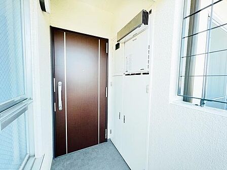 いつも気持ちよくご家族を迎えられる玄関です。