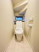 ほっと安らげるトイレ空間です。