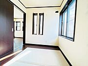 和室スペースです。畳のお部屋は寛げる空間ですね。