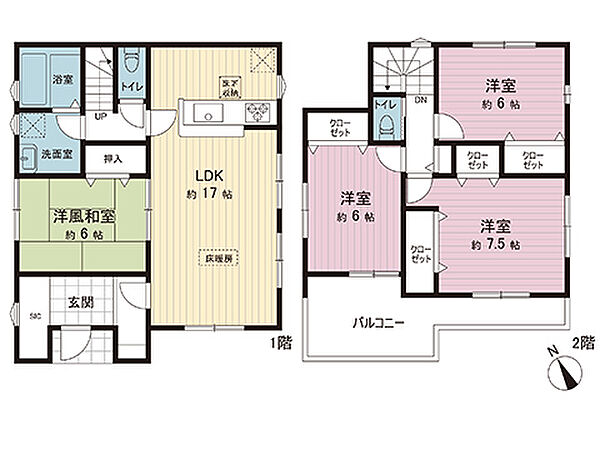 間取りを拡大表示