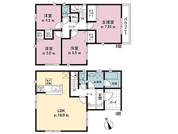 間取りを拡大表示