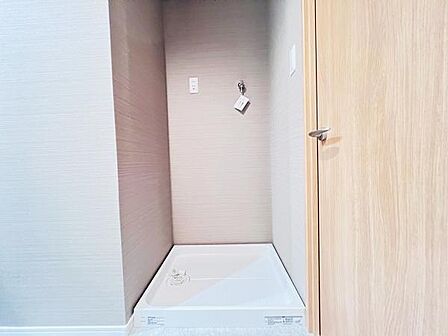 洗濯機置場です。
