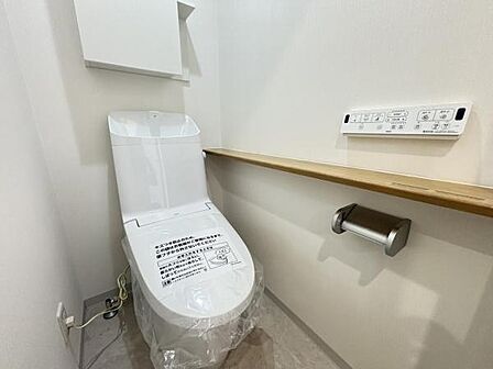 ほっと安らげるトイレ空間です。