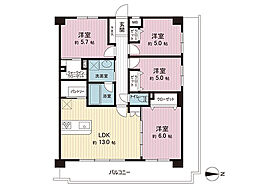 レックス座間陽だまりの丘 4LDKの間取図画像