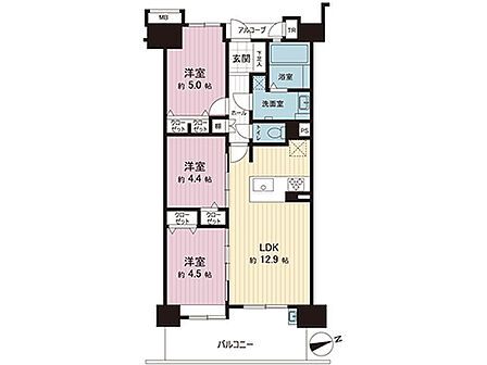 間取図です。図面と異なる場合は現況を優先させていただきます。