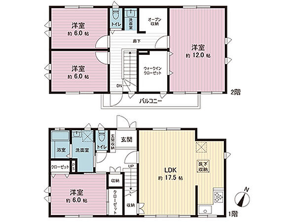 間取りを拡大表示