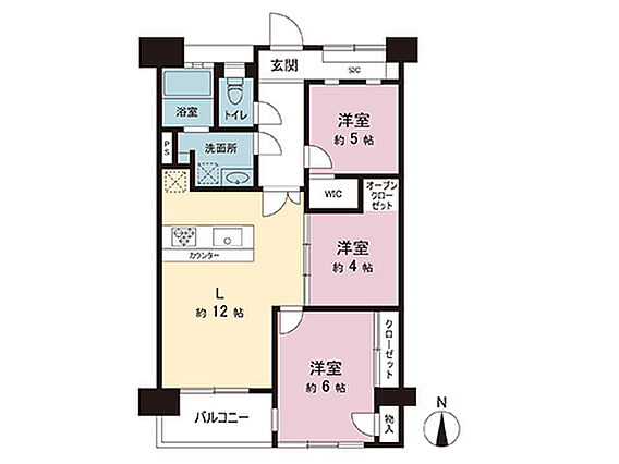 間取図です。図...