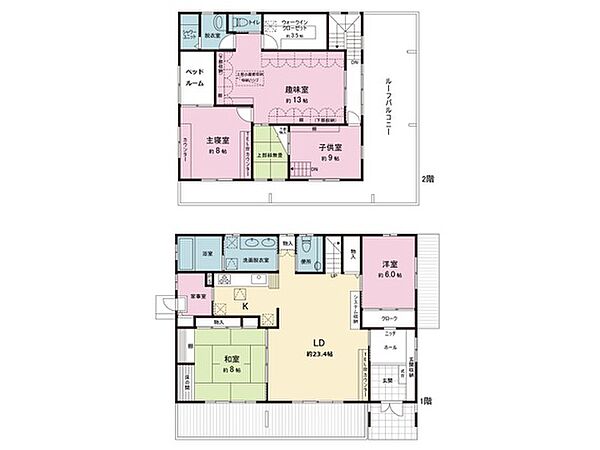 間取りを拡大表示