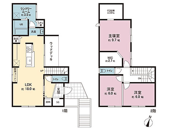 間取りを拡大表示