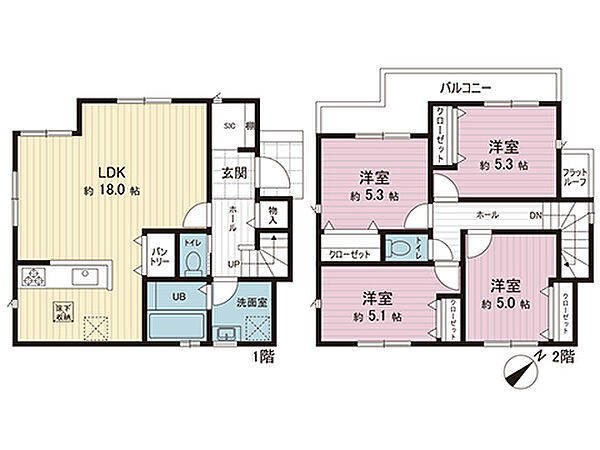 間取りを拡大表示